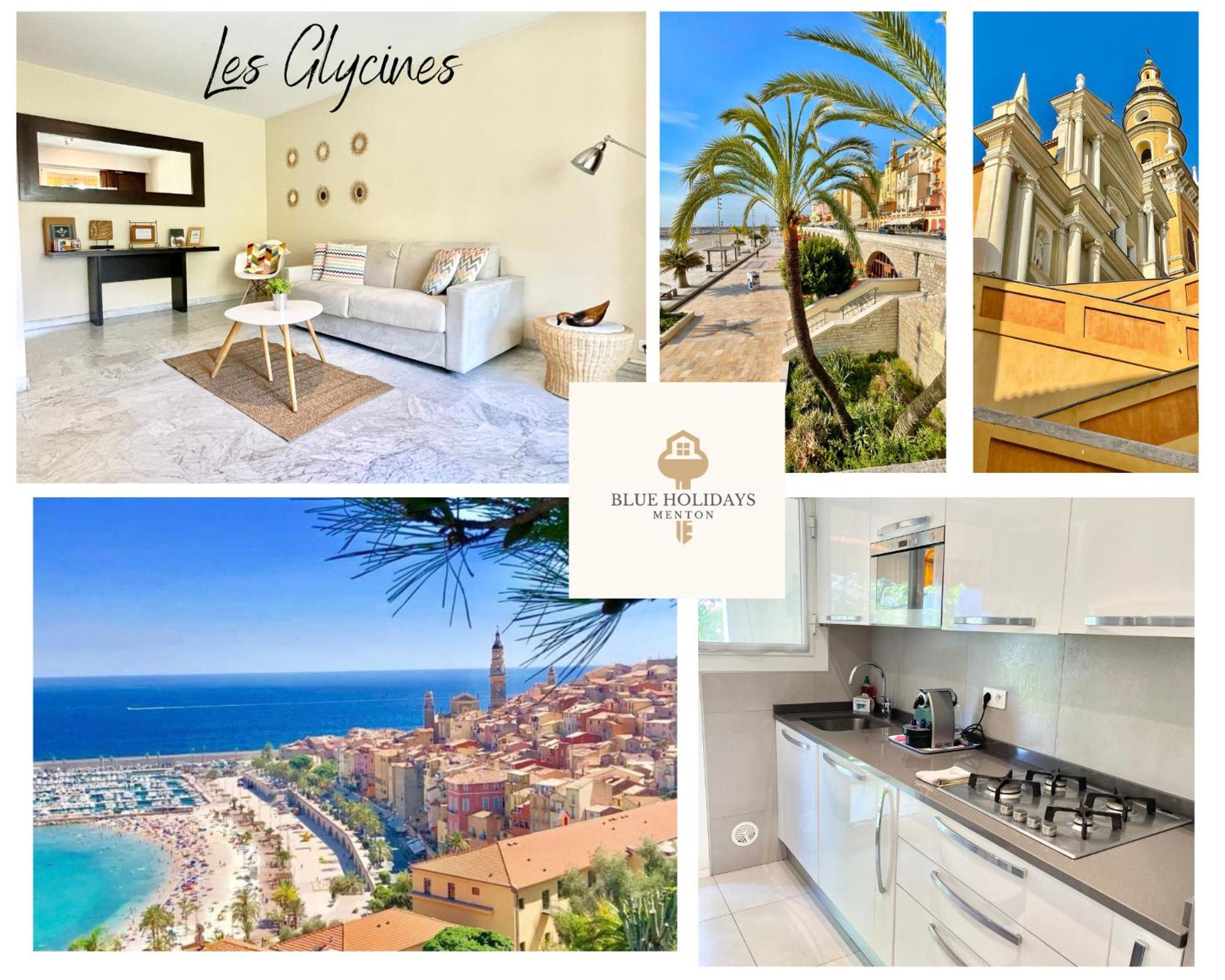 Les Glycines Apartment ม็องตง ภายนอก รูปภาพ